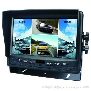 quad monitor with full touch screen like Ipad and 4 ch AV in
